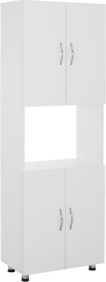 HomeMarkt Aegeus Στήλη Μπάνιου Δαπέδου με Μελαμίνη Μ55xΒ32xΥ162cm Λευκή HomeMarkt Aegeus Στήλη Μπάνιου Δαπέδου με Μελαμίνη Μ55xΒ32xΥ162cm Λευκή
