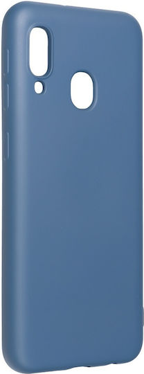 Forcell Lite Задна корица Силикон Син (Galaxy A20e)