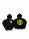 Front Back Kapuzenpulli Kobra Kai Schwarz