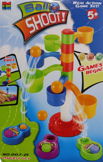 Board Game Ball Shoot for 3 Players 5+ Years Old (EN)