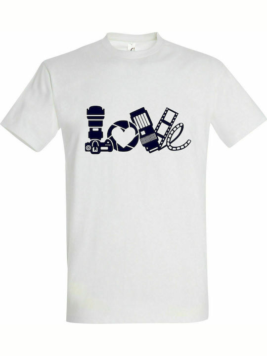 T-shirt Unisex " Love Photography, Photography Lover " White