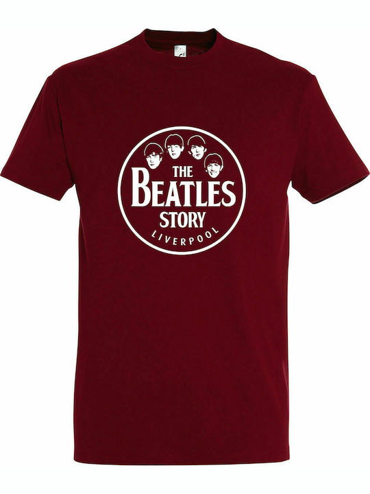 T-shirt Unisex " Die Beatles Geschichte Liverpool " Chili