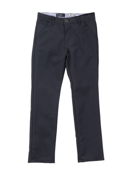 Gang Boys Fabric Chino Trouser Blue