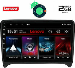 Lenovo Car Audio System for Audi TT 2007-2015 (Bluetooth/USB/AUX/WiFi/GPS/Apple-Carplay/CD) with Touch Screen 9" DIQ_LVB_4009