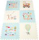 Loco Interactive Kids Floor Puzzle Sky with Animals 6 Pieces