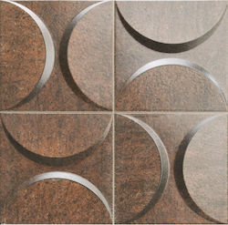 Karag Eclipse Placă Podea / Perete Bucătărie / Baie Ceramic Mat 33x33cm Copper