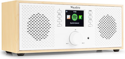 Audizio Rimini Tabletop Radio Electric with Bluetooth White