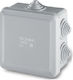 Scame Surface Mounted Electrical Box Branching IP55 in Gray Color