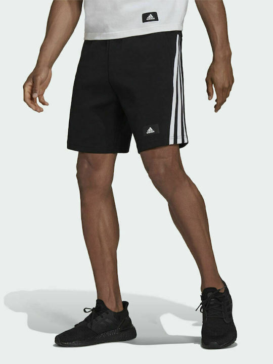 Adidas Future Icons 3-Stripes Αθλητική Ανδρική Βερμούδα Μαύρη