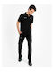 Puma Mercedes F1 Essentials Ανδρικό T-shirt Polo Μαύρο