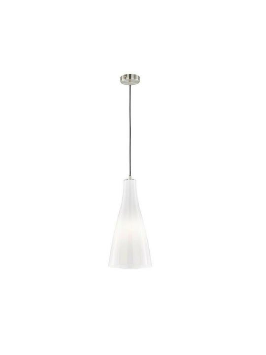 Fischer Honsel Zeal Pendant Light Single-Light for Socket E27 White