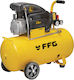 FFG AC-D 250 Easy Cu o singură fază Compresor de aer 96dB cu Putere 2hp și Rezervor de aer 50lt 47244