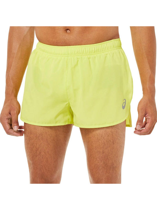 ASICS Core Split Αθλητική Ανδρική Βερμούδα Κίτρινη