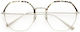 Kaleos Arroway Weiblich Metallisch Brillenrahmen ARROWAY 7