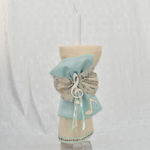 HAPPYNESS christening candle notes