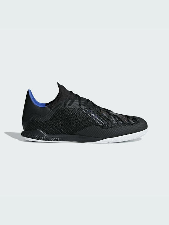 Adidas X 18.3 IN Χαμηλά Ποδοσφαιρικά Παπούτσια Σάλας Core Black / Bold Blue