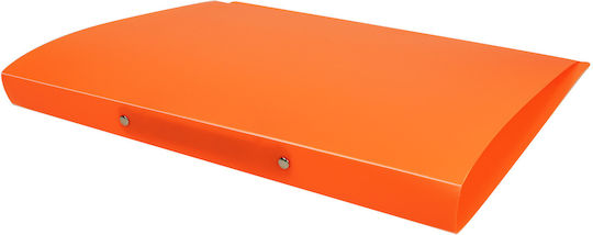 Skag Clipboard with 2 Rings 2/20 for Paper A4 Orange 1pcs