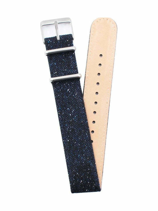 Timex Υφασμάτινο Λουράκι Μαύρο 20mm