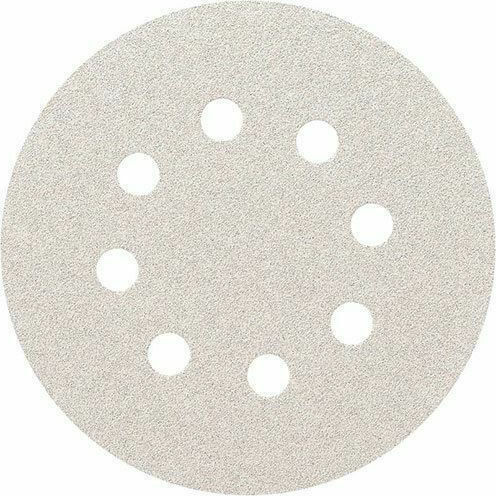 Smirdex 510 White Line Orbital Sander Sanding Sheet K360 with 8 Holes 125x125mm