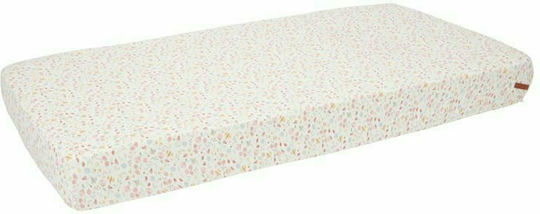 Little Dutch Flowers & Butterflies Baby Sheet Cradle Cotton Fitted 70x140cm