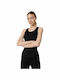 4F Women's Athletic Blouse Sleeveless Black