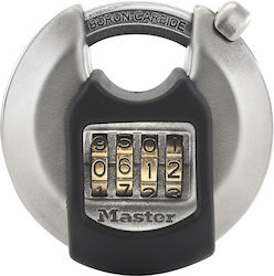 Master Lock Ατσάλινο Λουκέτο Πέταλο Συνδυασμού 70mm