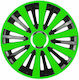Leoplast Auto Radkappen Set Falcon 4Stück 16" Grün