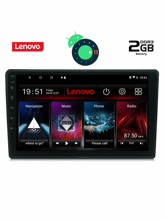 Lenovo Car-Audiosystem für Seat Exeo Audi A4 2002-2008 (Bluetooth/USB/AUX/WiFi/GPS/Apple-Carplay) mit Touchscreen 9" DIQ_LVB_4004