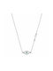 Eye Cross necklace White gold K14