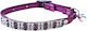 Happypet Finesse Diamante Cat Collar Purple