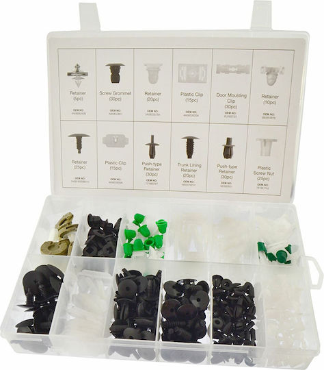 Rchang Car Plastic Clips 255 Pieces