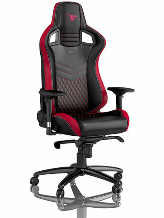 Noblechairs Epic Artificial Leather Gaming Chair with Adjustable Arms Mousesports Edition