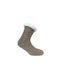 Walk Women's Solid Color Socks Beige