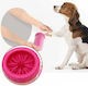 Pet Amigos Soft Gentle Δοχείο για Καθαρισμό Πατούσας Σκύλου Ροζ 15x10cm Large