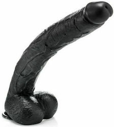 Orrange Tom's Dick Ρεαλιστικό Dildo με Όρχεις και Βεντούζα Black 43cm