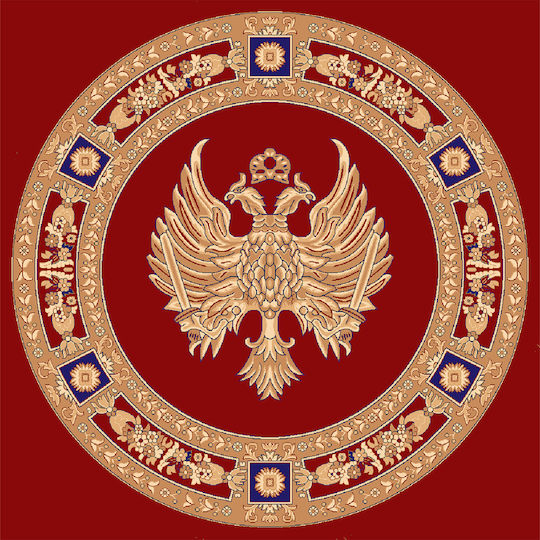Isexan Orthodoxia Aripi Deschise Covor Bisericesc Red 300x300εκ. 40-3030-1002