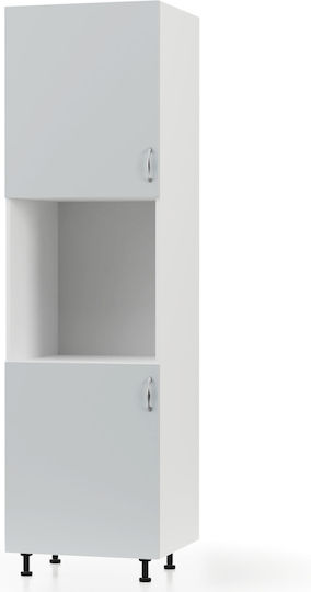 Modest Στήλη Κουζίνας Γκρί 60x57x214εκ.