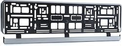 Einparts Рамка за Регистрационен Номер на Автомобил Пластмасов 53 x 13cm Silver