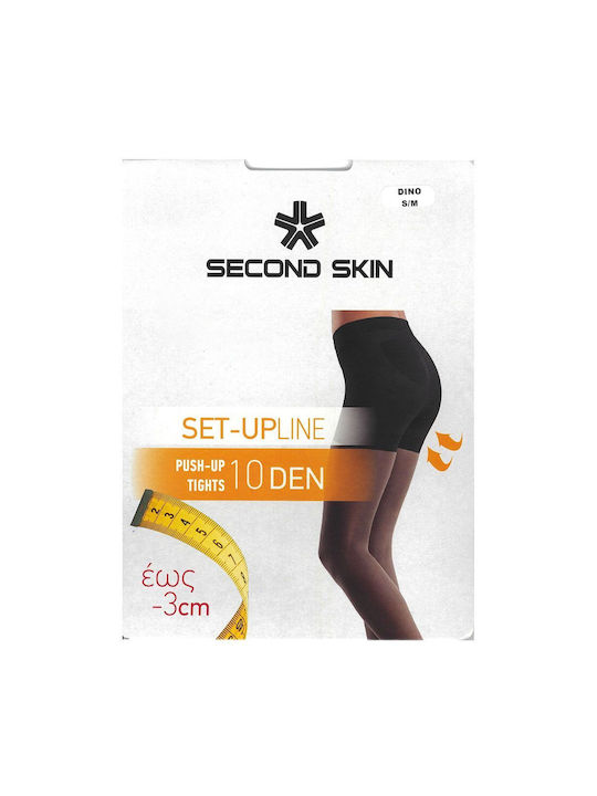 Second Skin Set Up Line Push - Up Tights 10DEN