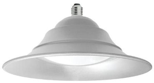 Fos me Commercial Bell Light 30W Natural White 3000lm E27 Silver Ø30xH16.5cm