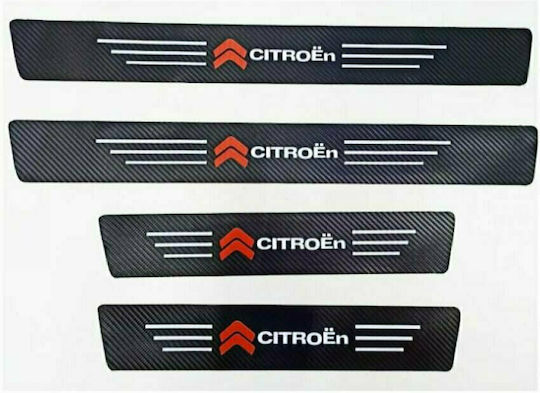 Heko Car Interior Decorative Door Sill 4 Pieces