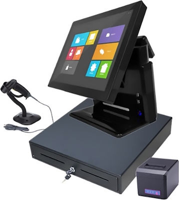 Alfa Σύστημα POS All-In-One Desktop LKS-POS820S-I3 LKS-POS820S-I3 με Οθόνη 15"