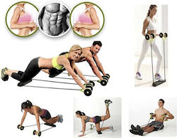 Multifunctional Abdominal Trainer Green with Resistance Bands