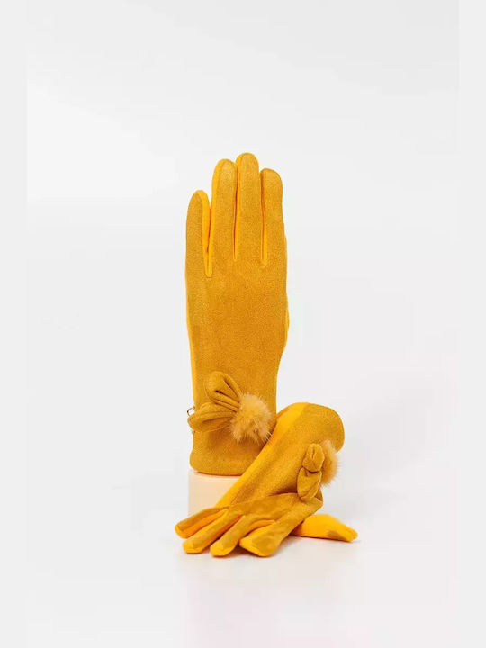 Fragola GL-12 Κίτρινα Γυναικεία Μάλλινα Γάντια