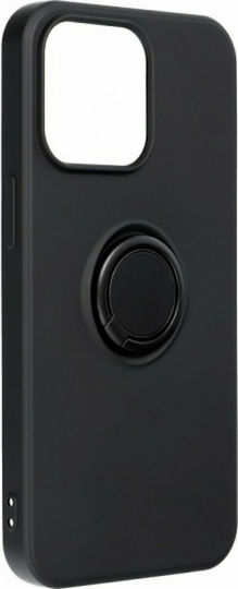 Senso Ring Back Cover Σιλικόνης Μαύρο (iPhone 13 Pro)