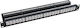 Astrasat Patch Panel for Rack 1U 19" with 24 cat6 Ports Black