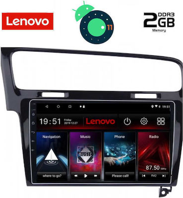 Lenovo Car-Audiosystem für Volkswagen Golf Audi A7 2013-2020 mit Klima (Bluetooth/USB/AUX/WiFi/GPS/Apple-Carplay) mit Touchscreen 10" DIQ_LVB_4747