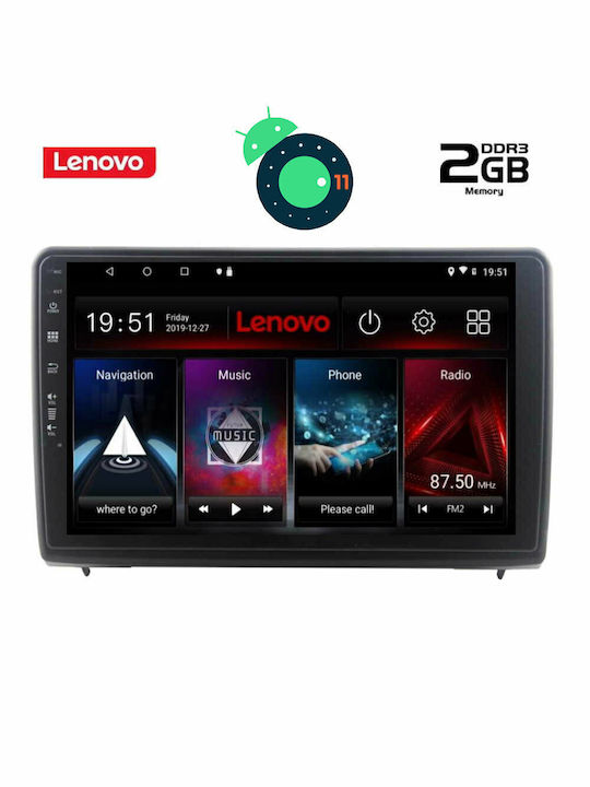 Lenovo Sistem Audio Auto pentru Audi A7 Ford EcoSport 2018+ (Bluetooth/USB/AUX/WiFi/GPS/Apple-Carplay/Partitură) cu Ecran Tactil 10.1" DIQ_LVB_4151