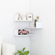 Corner Shelf Wall White 40x40x50cm