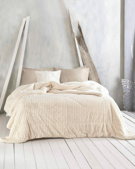 Rythmos Κουβερτοπάπλωμα Υπέρδιπλο 220x240εκ. Shabby Εκρού Rythmos Κουβερτοπάπλωμα Υπέρδιπλο 220x240εκ. Shabby Εκρού